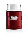 【中古】【輸入品・未使用】Thermos サーモス ステンレスキング・レッド・フードジャー(0.45L) 保温性 並行輸入品