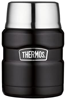 【中古】【輸入品・未使用】ThermosSK3000MBTRI4Thermos Thermal Food Jar-16OZ FOOD BOTTLE W/SPOON(ブラック)