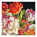 【中古】【輸入品・未使用】Bouquet On Black Needlepoint Kit-14%ダブルクォーテ%X14%ダブルクォーテ% Stitched In Thread (並行輸入品)(3)