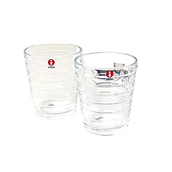 【中古】【輸入品・未使用】[イッタラ] iittala AINO AALTO（アイノアールト）2個ペアセット タンブラー 220ml CLEAR [並行輸入品]