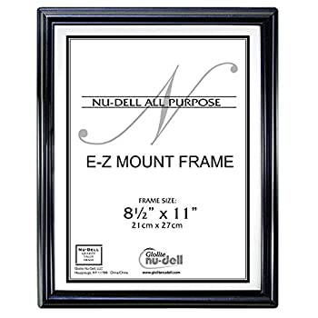 【中古】【輸入品・未使用】8.5%ダブルクォーテ% x 11%ダブルクォーテ% EZ Mount Document Frame Glass..
