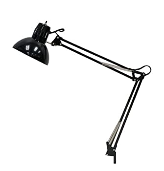 【中古】【輸入品・未使用】Studio Designs 12022 Swing Arm Lamp with 13-watt CFL Bulb%カンマ% Black by Studio Designs