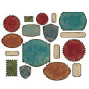 【中古】【輸入品・未使用】Sizzix Thinlits Dies 17/Pkg By Tim Holtz-Labels (並行輸入品)