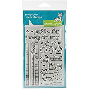 【中古】【輸入品・未使用】Lawn Fawn Clear Stamps - Joy To The Woods Stamps by Lawn Fawn