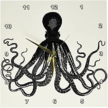 【中古】【輸入品・未使用】3dRose DPP_195682_1 オクトパス壁時計 10×10