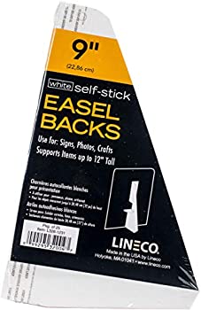 【中古】【輸入品・未使用】Lineco White Single Self-Stick Chipboard Easel Backs 25/Pkg-Wing%カン...