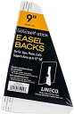 【中古】【輸入品 未使用】Lineco White Single Self-Stick Chipboard Easel Backs 25/Pkg-Wing カンマ 23cm