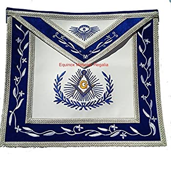 【中古】【輸入品・未使用】Equinox MR Masonic Master Mason ドレスエプロン ブルーロッジ フリーメイソン レガリア用