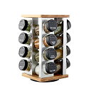 【中古】【輸入品 未使用】Kamenstein Warner 16-Jar Revolving Spice Rack with Free Spice Refills for 5 Years by Kamenstein