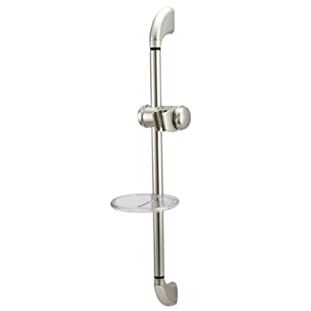 【中古】【輸入品・未使用】Kingston Brass KSX2528SG Designer Trimscape Showerscape Shower Slide Bar with Soap Dish%カンマ% Satin Nickel [並行輸入品]