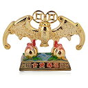 【中古】【輸入品・未使用】(イスイ)YISHUI 風水置物 住宅の置物 蝙蝠 こうもり 樹脂製 金運アップ 開運 お守り feng shui C1021 [並行...