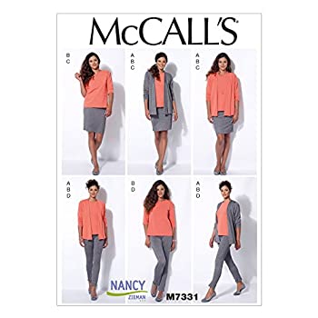 【中古】【輸入品・未使用】McCall's Patterns M7331 Misses' Jacket%カンマ% T-Shirt%カンマ% Pencil Skirt and Leggings%カンマ% Size A5 (6-8-10-12-14) by McCall's Patterns