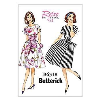 šۡ͢ʡ̤ѡBUTTERICK PATTERNS B6318E50 ǥȥɥ쥹 E5 (14-16-1...