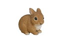 【中古】【輸入品・未使用】hi-lineギフトLtd。Sitting Shy Rabbit Garden Statue S ブラウン 87739-B