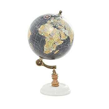 šۡ͢ʡ̤ѡ[ǥ 79]Deco 79 Wood Metal Marble Globe 6W%% 11H 94450 [¹͢]