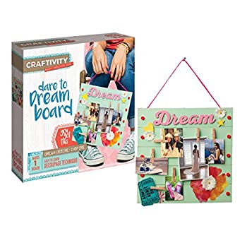 yÁzyAiEgpzCRAFTIVITY - Dare to Dream Board - Complete Craft Project Kit - Collect%J}% Create%J}% and Display Your Own Vision Collage Board - Ag