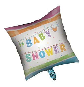 yÁzyAiEgpzCreative Converting Baby Shower Baby Clothes Square Metallic Balloon%J}% 18-Inch [sAi]