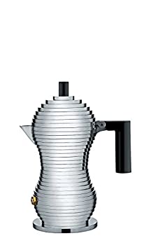 【中古】【輸入品・未使用】Alessi MDL02/1 B 'Pulcina' Stove Top Espresso 1 Cup Coffee Maker in Aluminum Casting Handle And Knob in Pa%カンマ% Black [並行輸入品]