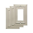 yÁzyAiEgpzFranklin Brass W35219M-SN-C Classic Architecture Single Decorator Wall Plate/Switch Plate/Cover%J}% Satin Nickel%J}% (3 Pack) by Fran