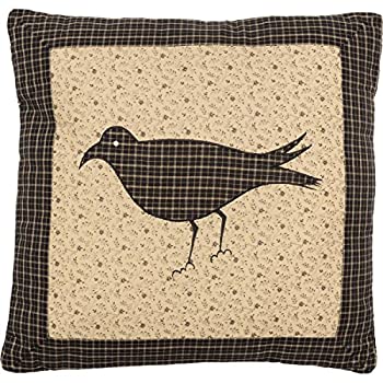 【中古】【輸入品・未使用】VHC Brands 32924 Kettle Grove Filled Pillow Crow%カンマ% 41cm x 41cm