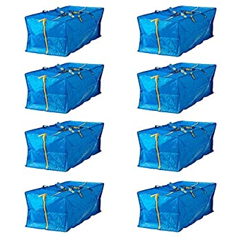 šۡ͢ʡ̤ѡ(8 Pack) - Ikea 901.491.48 Frakta Storage Bag%% Blue%...