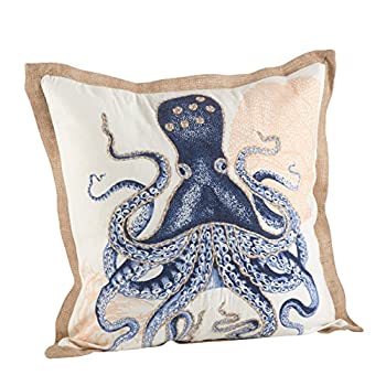 【中古】【輸入品・未使用】SAROライフスタイル5435。nb20s Nautical Octopus Print Down Filledクッシ..