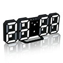 【中古】【輸入品・未使用】EAAGD 多機能 電子 3D 8888 LEDデジタル目覚まし時計　掛け時計、12H / 24H時間表示 自動調節可能のLED明るさ 家の装飾卓上時計 新年の贈り物 (