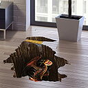 【中古】【輸入品・未使用】U-Shark 3D 壁が窓に早変わり! 賃貸部屋OK! ビーチ ウォールステッカー ウォールペーパー シール 模様替え 剥がせる ヨ...