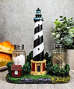 yÁzyAiEgpzEbros Scenic Cape Hatteras Lighthouse Salt and Pepper Shakersz_[Figurine 8?%_uNH[e% Tall Coastalr[RDecorative LandmarkLb