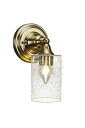 【中古】【輸入品・未使用】Toltec Lighting 壁取り付け用燭台3灯 4インチバブルガラス付き