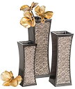 【中古】【輸入品・未使用】Dublin Decorative Vase Set of 7.6cm Gift Box%カンマ% Durable Resin Flo...