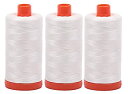【中古】【輸入品・未使用】Aurifil Mako 50wt スレッド 3 L スプール チョーク (2626x3)