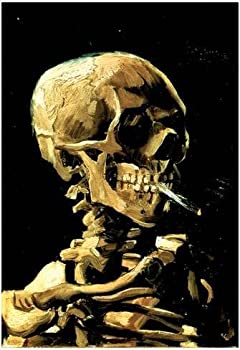 【中古】【輸入品・未使用】ヴィンセント・ヴァン・ゴッホ タバコの頭蓋骨 アートプリントポスター 33x48cm [並行輸入品]