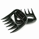 【中古】【輸入品・未使用】ミートフォーク 肉をつかむ 押さえる バーベキュー BBQ 2個セット 黒 キッチン用 InBlossoms