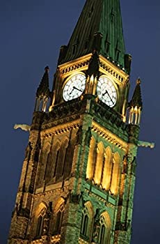 yÁzyAiEgpzClock Tower Of Canadian Parliament Buildings Poster Print (11 x 18) 141msAn