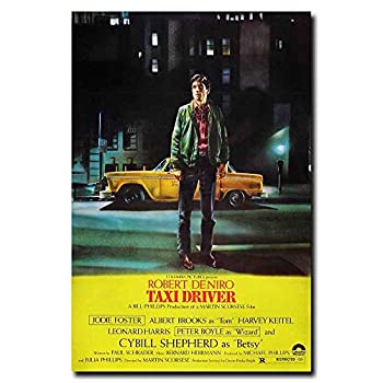 Amazon.co.jp: 【フレーム付-黒-】 映画ポスター タクシー