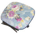 【中古】【輸入品・未使用】Out Style クッションカバー 花柄 インポート ダイニング (ケンダル ブルー)
