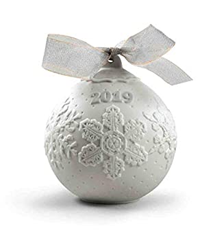 【中古】【輸入品・未使用】Lladro 2019 磁器クリスマスボール #8443 1