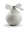 【中古】【輸入品・未使用】Lladro 2019 磁器クリスマスボール #8443