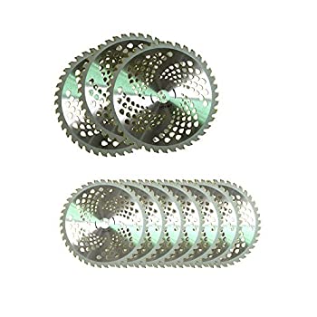 【中古】【輸入品・未使用】雑貨の国のアリス チップソー 替刃10枚セット 草刈り機用交換チップ 255mm×..