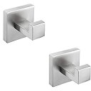 【中古】【輸入品 未使用】Nolimas Bathroom Towel Hook SUS304 Stainless Steel Square Clothes Coat Robe Hooks Cabinet Closet Door Sponges Hanger for Bath Kitchen G