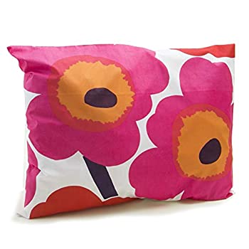 【中古】【輸入品・未使用】(マリメッコ) marimekko ウニッコ柄 ピローケース 50x60cm （レッド） 067682 069081 Unikko Pillow case 枕カバー [並行輸入品]