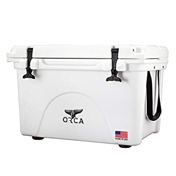 【中古】【輸入品・未使用】[ オルカ ] ORCA クーラーボックス Orca Coolers 40 クーラー 40QT 大型 約38L ORCW040 White クーラーBOX ハードクーラー 保冷 キャンプ アウト