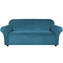 【中古】【輸入品・未使用】Turquoizeベルベットソファーカバー/カウチカバー/ラウンジカバー 1ピース 豪華なソファスリップカバー リビングルーム用 スパ...