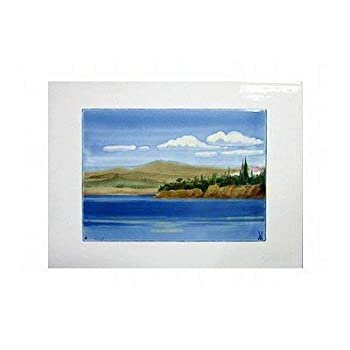 【中古】【輸入品・未使用】マイセン 紺青の海風景931583 磁板画95516 [並行輸入品]