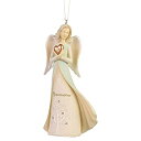 【中古】【輸入品・未使用】Enesco ファンデーションハート 天使 祖母 吊り下げオーナメント 4.45インチ マルチカラー