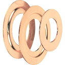 【中古】【輸入品・未使用】Prime-Line Products U 9529 Bore Reducer Ring Set%カンマ% Brass Plated%カンマ% 3-Piece%カンマ%(Pack of 3) by Prime-Line Products [並行輸入品]