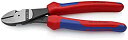【中古】【輸入品・未使用】Knipex 7422200sba 8インチ高活用Angled対角線カッター???快適グリップby Knipexツール