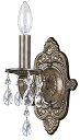 【中古】【輸入品・未使用】Paris Market 1 ライトクリアクリスタルブロンズ燭台(3)