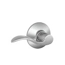 【中古】【輸入品・未使用】SCHLAGE F10 ACC 626 アクセントパッセージレバー サテンクローム|詳細画像